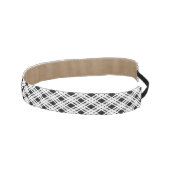 ストライプのな格子縞パターン アスレチックヘッドバンド (右)