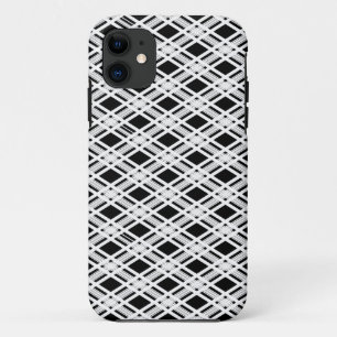 ストライプのな格子縞パターン iPhone 11 ケース