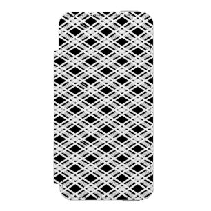 ストライプのな格子縞パターン iPhone SE/5/5sウォレットケース