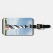 ストライプのな灯台荷物のラベル ラゲッジタグ (正面横)