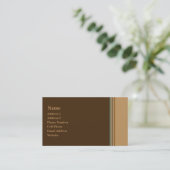 ストライプのな緑のbiege 名刺 (スタンド正面)