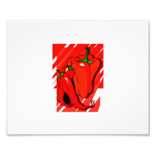 ストライプのな背景3のコショウred.png フォトプリント