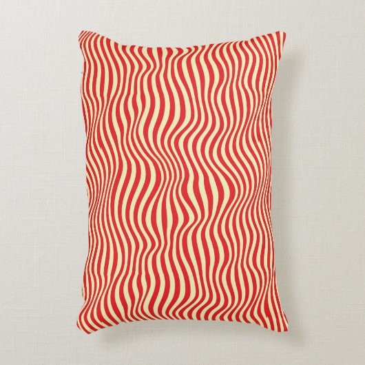 ストライプのな背景 アクセントクッション (正面(垂直))