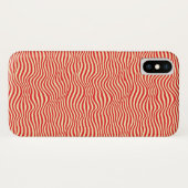 ストライプのな背景 Case-Mate iPhoneケース (裏面(横))