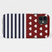 ストライプのな航海のなハート Case-Mate iPhoneケース (裏面(横))