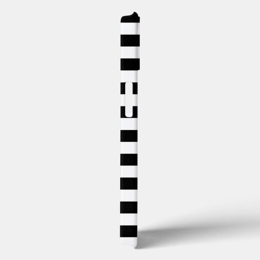 ストライプのな花のモノグラムの堅いXtremeのiPhoneの場合 Case-Mate iPhoneケース (裏面 / 右)