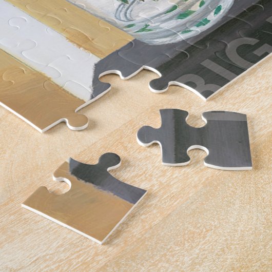 ストライプのな野生のりんご|の大きいファッションブック- ジグソーパズル (側面)