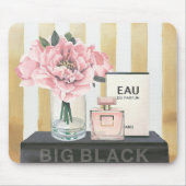 ストライプのな野生のりんご|の大きいファッションブック- マウスパッド (正面)