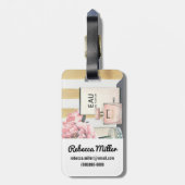 ストライプのな野生のりんご|の大きいファッションブック- ラゲッジタグ (裏面縦)