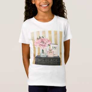 ストライプのな野生のりんご の大きいファッションブック- Tシャツ