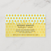 ストライプのな養蜂家のApiaryの蜂の農場|の蜜蜂 名刺 (裏面)