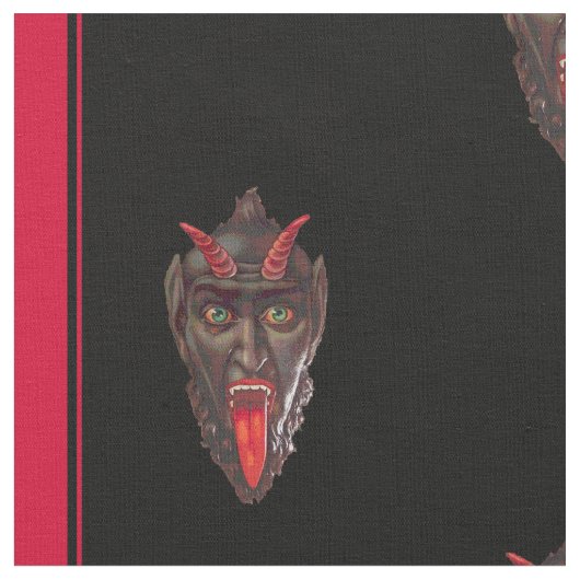 ストライプのなKrampus ファブリック (クローズアップ)