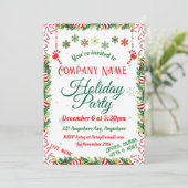 ストライプのキャンディークラブ 招待状 (スタンド正面)