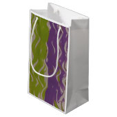 ストライプのギフトバッグ スモールペーパーバッグ (裏面アングル)