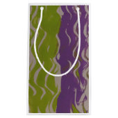 ストライプのギフトバッグ スモールペーパーバッグ (正面)