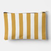 ストライプのサマー・サンセット・ガールズ・トリップ・メイクアップ・トラベル アクセサリーポーチ (裏面)