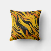 ストライプのデザイン クッション (裏面)