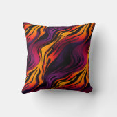 ストライプのデザイン クッション (裏面)