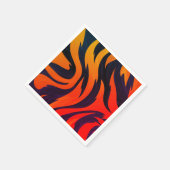 ストライプのデザイン スタンダードカクテルナプキン (角)