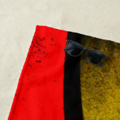 ストライプのデザイン ビーチタオル (インサイチュ)