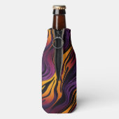 ストライプのデザイン ボトルクーラー (ボトル裏面)