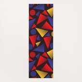 ストライプのトレンディー三角形 ヨガマット (裏面)