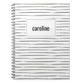 ストライプのノート ノートブック (正面)