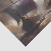 ストライプのバイキングセイルズデクページ 薄葉紙 (詳細)