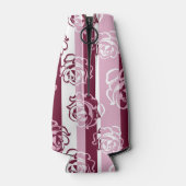 ストライプのバラ模様 ボトルクーラー (裏面)