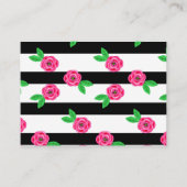 ストライプのバラ 名刺 (正面)
