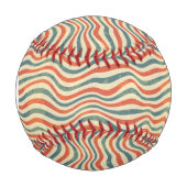 ストライプのパターン 野球ボール (正面)