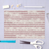 ストライプのピグランジンクとアイボリーティッシュペーパー 薄葉紙 (クラフト)