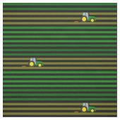 ストライプのフィールドとトラクタ ファブリック (見本)