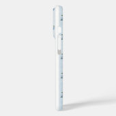 ストライプのブルーアジサイ Case-Mate iPhoneケース (裏面 / 左)