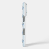 ストライプのブルーアジサイ Case-Mate iPhoneケース (裏面 / 右)