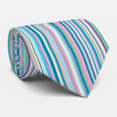 ストライプのマルチカラータイ ネクタイ (ロール)