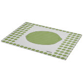 ストライプのライム カッティングボード (角)