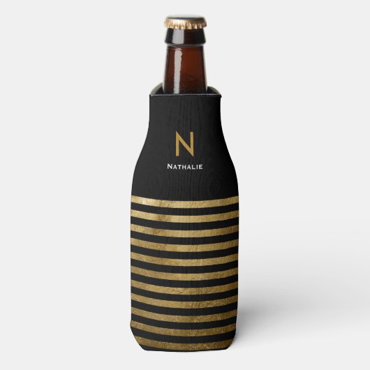 ストライプの名クール付きボトル ボトルクーラー (ボトル正面)