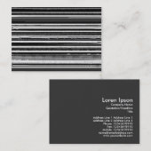 ストライプの抽象芸術 名刺 (正面/裏面)