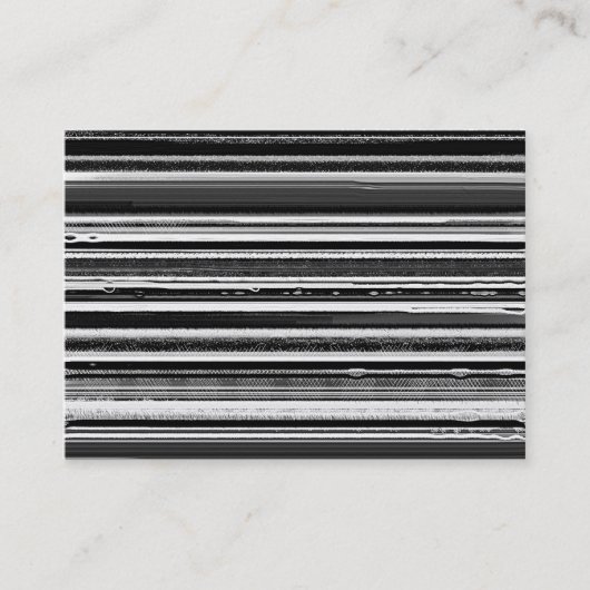 ストライプの抽象芸術 名刺 (正面)