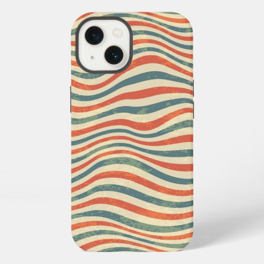 ストライプの模様 iPhoneケース (裏面)