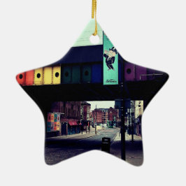 ストライプの橋 セラミックオーナメント