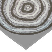 ストライプの泡 ミディアムテーブルランナー (コーナー)