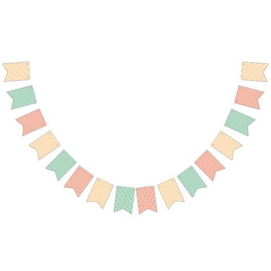 ストライプの燕尾型のバンティングバナー バンティングフラッグ (全)