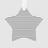 ストライプの白黒パタストライプーン オーナメント (裏面)