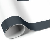 (ストライプの白黒)カスタマイズ可能 ラッピングペーパー (ロールコーナー)