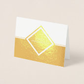 ストライプの結婚記念日おめでとう 箔カード (正面)