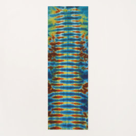 ストライプの絞り染め ヨガマット