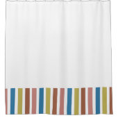 ストライプの線 シャワーカーテン (正面)
