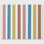ストライプの線 ラッピングペーパー (フラット)